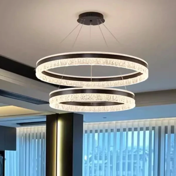 home decorationPendant lights, luxury crystal living room chandelier, dining room Pendant lamp, ceiling light, indoor lighting - Image 5