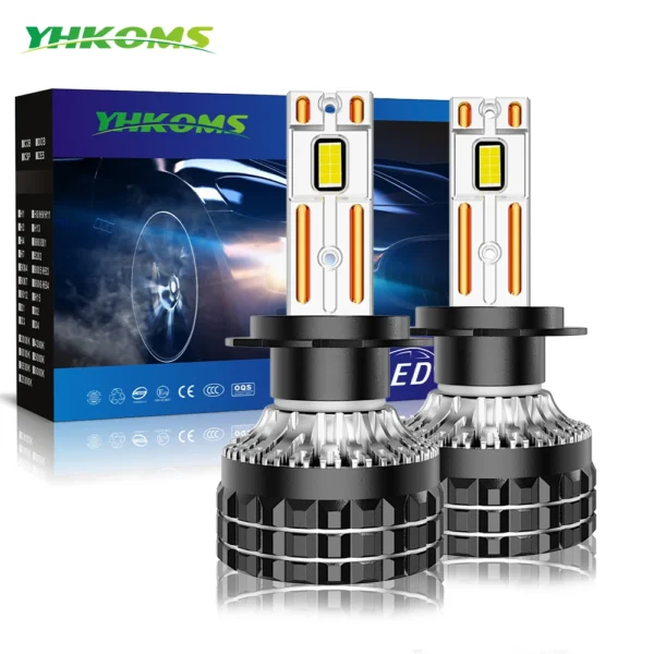 YHKOMS Canbus H4 H7 LED Car Headlight H1 H11 9005 HB3 9006 Hb4 H8 H9 Auto LED Lamp Fog Light Bulb 180W 60000Lm 6000K 12V