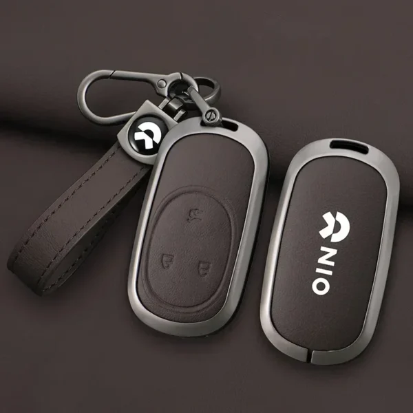 Fashion new Zinc Aolly Car Remote Key Case Cover For Weilai Nio ET7 ET5 Auto Key Shell Keychain Auto Accessories - Image 3