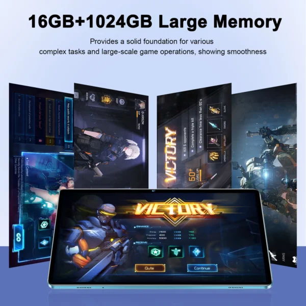 Original Pad 8 Pro Tablet 10.1 inch Android 13 Snapdragon 8gen2 Global 16GB+1024GB 10000mah 5G Dual SIM WIFI HD Full Screen - Image 2