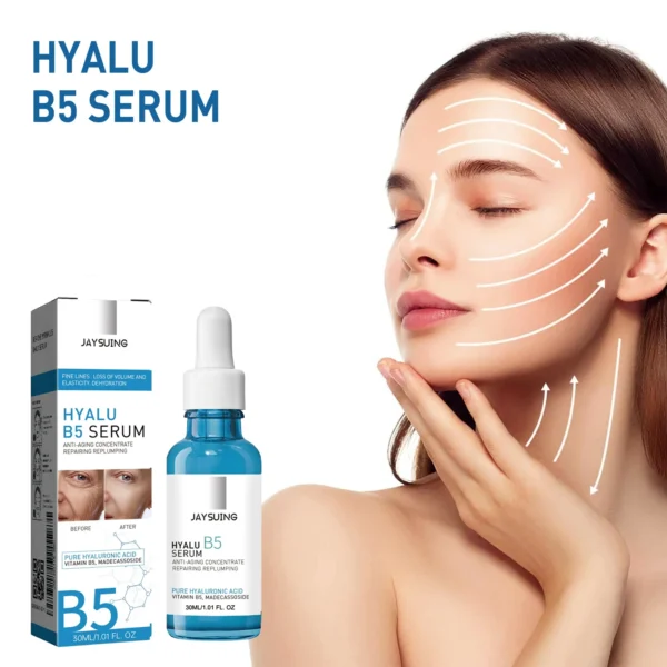 B5 Skin Care Oil Hyaluronic Acid Face Diminish Fine Lines Hydrate Moisturize Firm Lift and Brighten Skin 30ml Hyalu B5 Serum