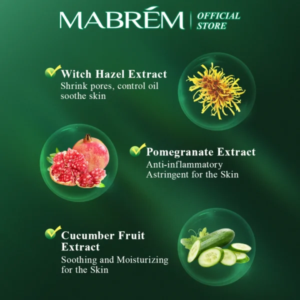 MABREM Pomegranate Fine Pores Face Serum Whitening Plant Skin Care Anti Aging Anti Wrinkle Cream Reduce Acne Marks Care 10ml - Image 4
