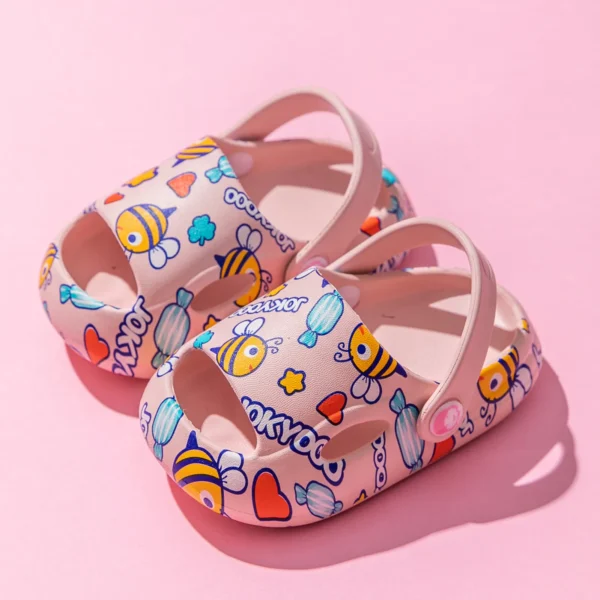 Girl Slippers Size 4 Baby Shoes Sandals Cartoon Girls Children Boys Slippers Toddler Summer Toddler Girls Holiday Slippers - Image 3