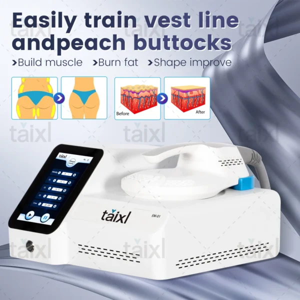 TAIXL Latest Product TAIXL Personal Portable Electromagnetic Body Slimming Muscle Stimulate Fat Removal Build Sculpting Machine