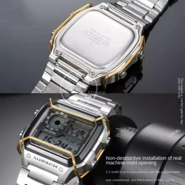 AE1200 Bumper Stainless Steel Modified Watch Bumper 3299 AE1200/AE1300 Series Modified Watch Accessories AE-1200 For Casio watch - Image 3