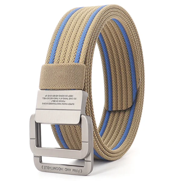 Men Belts Automatic Buckle Metal Webbing Belts for Men Canvas Nylon High Quality Stripe Strap Casual Sports Students Many colors