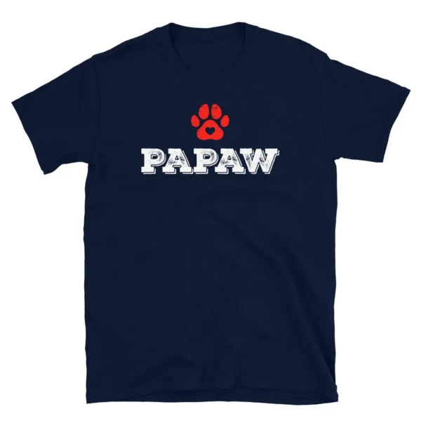 Papaw Father s Day Dog Dad Pet Lover Canine Puppy Short Sleeve Unisex T Shirt
