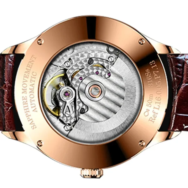 Switzerland Luxury Brand LOBINNI Seagull ST2130 Automatic Mechanical Sapphire 7.7 MM Ultra-thin Men's Watches Waterproof L16005 - Image 6