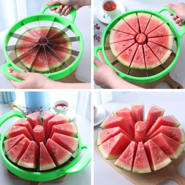 Watermelon Slicer Cutter Stainless Steel Creative Windmill Shape Large Size Convenient Fruit Dividers Kitchen Gadgets Items - Image 2