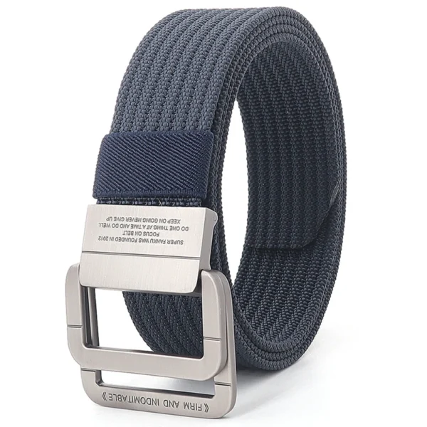 Men Belts Automatic Buckle Metal Webbing Belts for Men Canvas Nylon High Quality Stripe Strap Casual Sports Students Many colors - Image 5