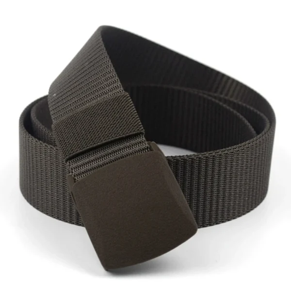 Men's D-urable Nylon Training Waist Belt With External Plastic Buckle - Wearable For Workouts - Image 4