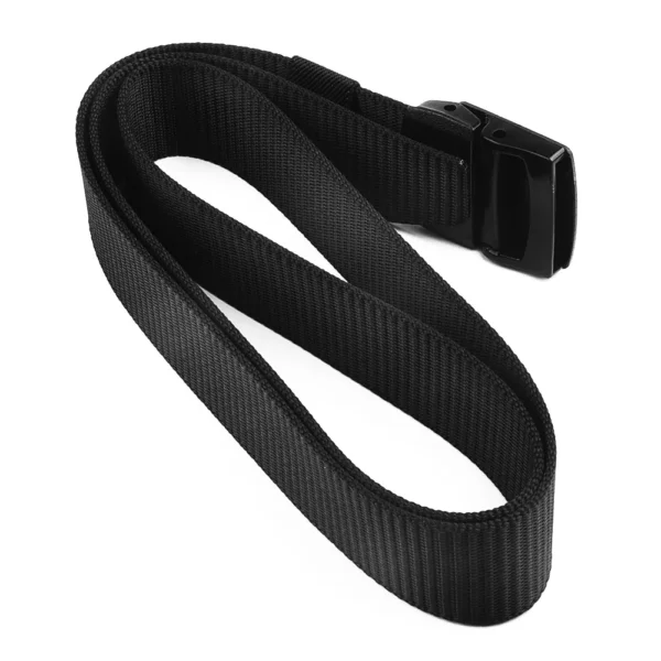 Men's D-urable Nylon Training Waist Belt With External Plastic Buckle - Wearable For Workouts - Image 2