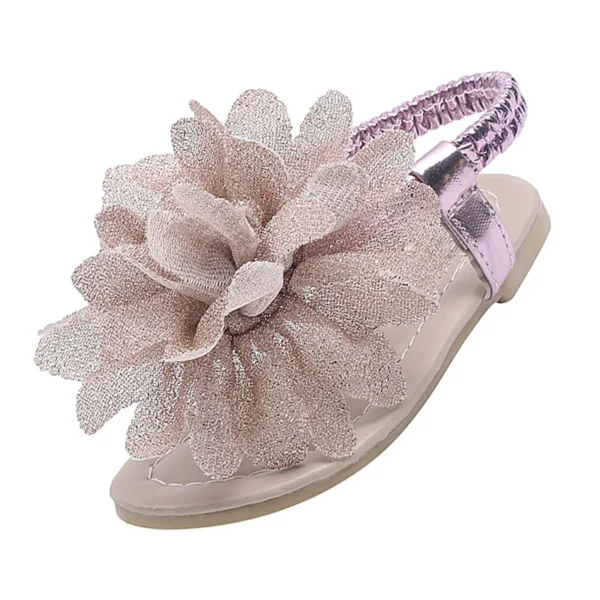 Kids Girls Sandals Girls Sandals Bohemian Flower Baby Shoes Fashion Soft Sole Baby Shoes Girl 2025 Non-Slip Footwear Sandals