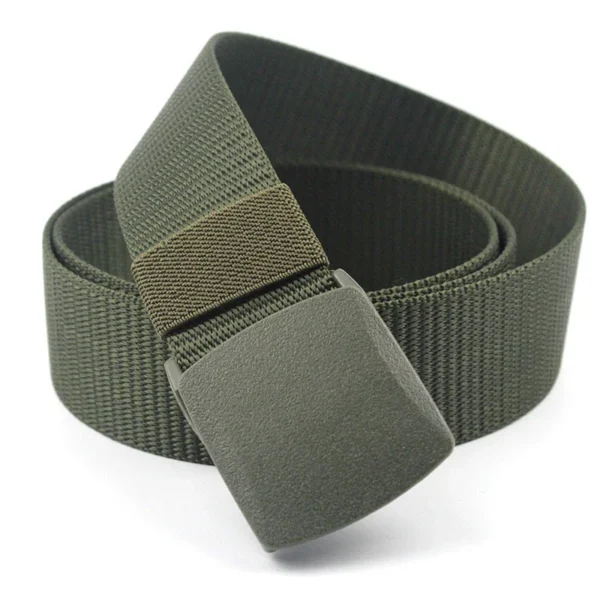 Men's D-urable Nylon Training Waist Belt With External Plastic Buckle - Wearable For Workouts - Image 3