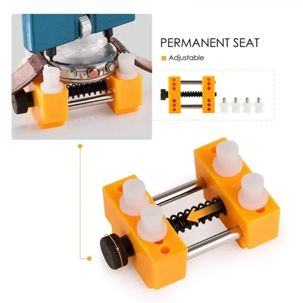 Watch Back Removers Watch Opener Watches Repair Remover Holder Back Case Adjustable Tool Opening Cover Fixed Seat Spiral Bracket - Image 2