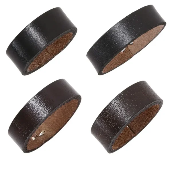 Waist Belt DIY Components Universal Waist Belt Loop Genuine Leather DIY Waist Belt Link Loop Buckle Belt Keeper Teenager - Image 3