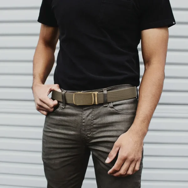 JACNAIP Men's Elastic Belt Tough Stretch Military Belt Soft Nylon Sports Accessories Men Women Elastic Tactical Belt 115-150CM - Image 3