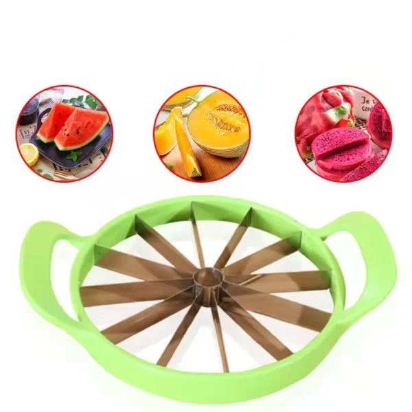 Watermelon Slicer Cutter Stainless Steel Creative Windmill Shape Large Size Convenient Fruit Dividers Kitchen Gadgets Items - Image 3