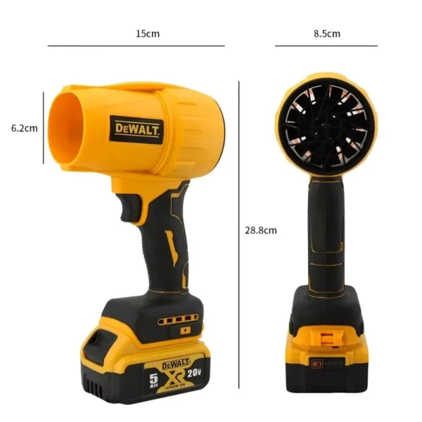Dewalt 30000RPM Brushless Air Blower Cordless Turbo Fan Handheld Violent Fan Dryer 20V Rechargeable Dust Blowing Tool workpro
