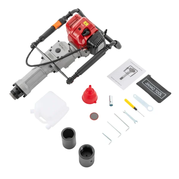52cc Pile Driver 1900W Gasoline Two-stroke Post Driver Petrol Garden Fencing Tool Machine 55-70mm Sleeve - Image 4