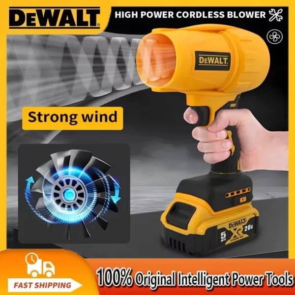 Dewalt 30000RPM Brushless Air Blower Cordless Turbo Fan Handheld Violent Fan Dryer 20V Rechargeable Dust Blowing Tool workpro - Image 3