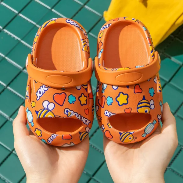 Girl Slippers Size 4 Baby Shoes Sandals Cartoon Girls Children Boys Slippers Toddler Summer Toddler Girls Holiday Slippers