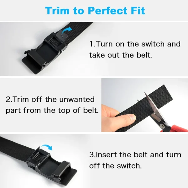 JACNAIP Men's Elastic Belt Tough Stretch Military Belt Soft Nylon Sports Accessories Men Women Elastic Tactical Belt 115-150CM - Image 4