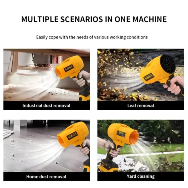Dewalt 30000RPM Brushless Air Blower Cordless Turbo Fan Handheld Violent Fan Dryer 20V Rechargeable Dust Blowing Tool workpro - Image 4
