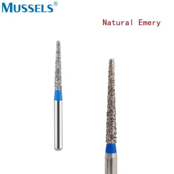 10pcs Dental Diamond Burs Drill for High Speed Handpiece FG 1.6mm Emery Powder Polishing Bur Bit Dentistry Tool Crown Preparatio - Image 3