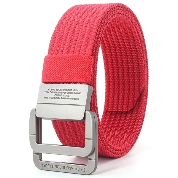 Men Belts Automatic Buckle Metal Webbing Belts for Men Canvas Nylon High Quality Stripe Strap Casual Sports Students Many colors - Image 6