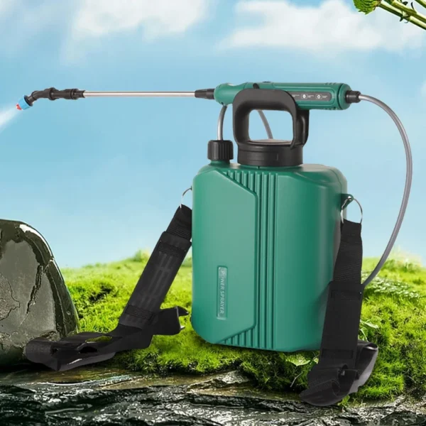 6L Automatic Garden Plant Mister W/ Shoulder Strap Rechargeable Battery Powered Sprayer Battery Backpack Sprayer Irrigation Tool - Image 2