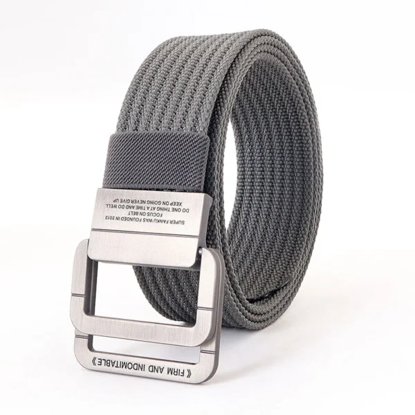 Men Belts Automatic Buckle Metal Webbing Belts for Men Canvas Nylon High Quality Stripe Strap Casual Sports Students Many colors - Image 3