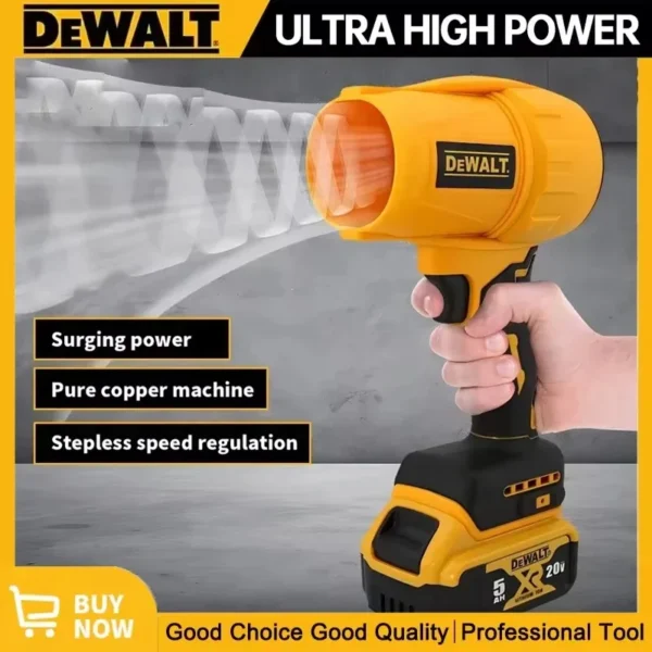 Dewalt 30000RPM Brushless Air Blower Cordless Turbo Fan Handheld Violent Fan Dryer 20V Rechargeable Dust Blowing Tool workpro - Image 2