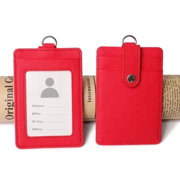 Slim Women Men Pu Leather Fashion Credit Card ID Holder Wallet Organizer Case - Image 3