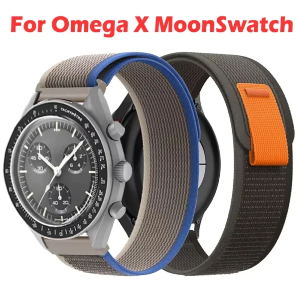 20mm Watch Strap for Omega X Joint MoonSwatch Band Bracelet for Omega X Joint MoonSwatch Nylon Strap for Omega X Joint Correas