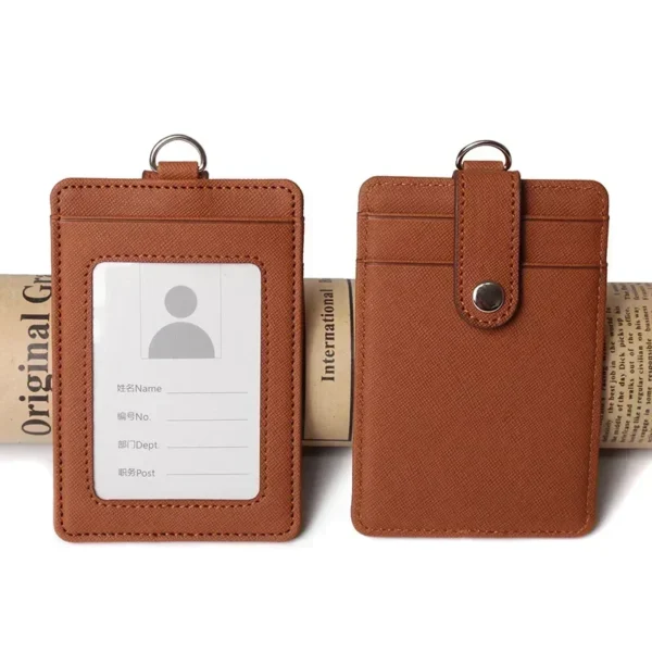 Slim Women Men Pu Leather Fashion Credit Card ID Holder Wallet Organizer Case - Image 2