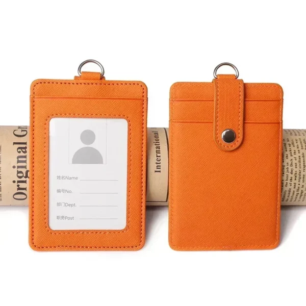 Slim Women Men Pu Leather Fashion Credit Card ID Holder Wallet Organizer Case - Image 4