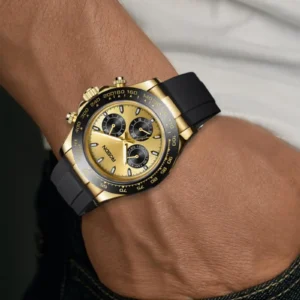 Men Wrist Watch Luxury 50M Waterproof 40mm Dial Diameter Casual Bracelet Watch for Brother Boyfriend Husband Father Father’S Day