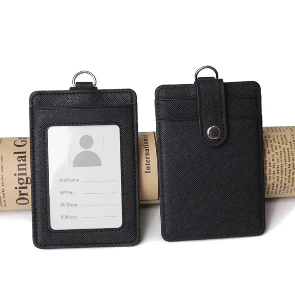 Slim Women Men Pu Leather Fashion Credit Card ID Holder Wallet Organizer Case