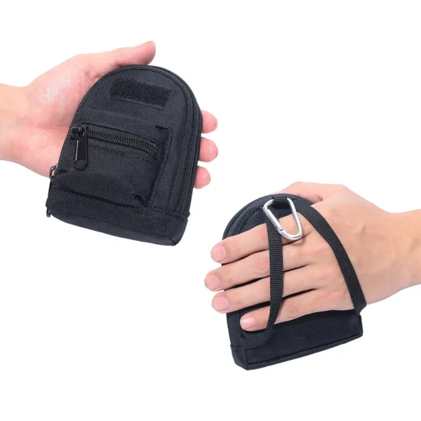 Men Women Portable Tactical Military EDC Pouch Key Case Purse Earphone Holder Pouch Waist Belt Hunting Hiking Outdoor Bag - Image 2