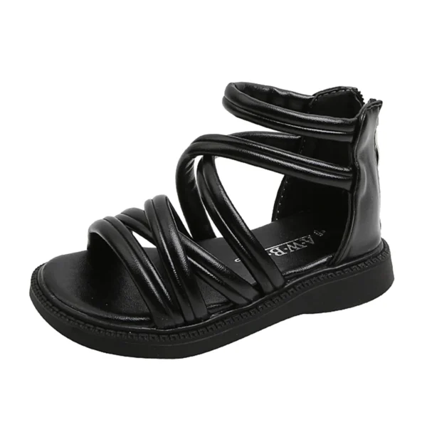 Toddler Girl Sandal Children Shoes High Top Flat Sandals Sandals Big Children Summer Sandals Baby Non-Slip Footwear Sandals