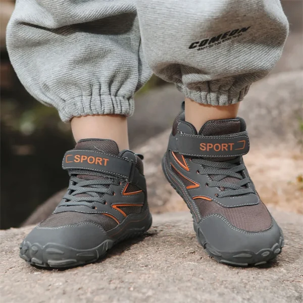 Wide Toe Children Snow Boots Little/Big Kids Minimalist Barefoot Shoes New Non-slip Boys Casual Shoes Comfortable Kid's Boot - Image 2