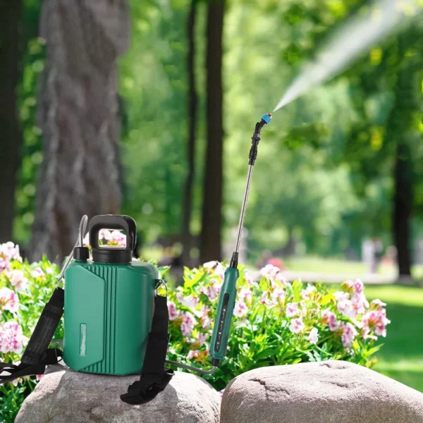 6L Automatic Garden Plant Mister W/ Shoulder Strap Rechargeable Battery Powered Sprayer Battery Backpack Sprayer Irrigation Tool - Image 3
