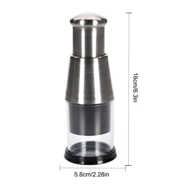 Manual Garlic Chopper Manual Onion Masher Handheld Food Chopper Slicer Vegetable Cooking Crusher Kitchen Vegetable Slicer Tool - Image 6