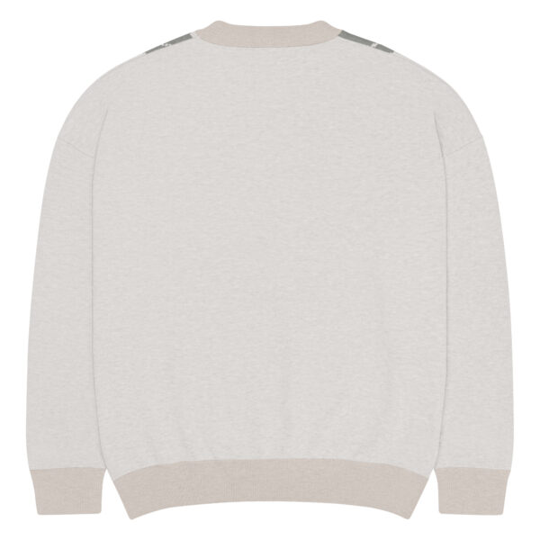 Relaxed fit knitted crew neck sweater - Image 12