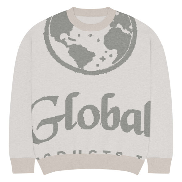 Relaxed fit knitted crew neck sweater - Image 11