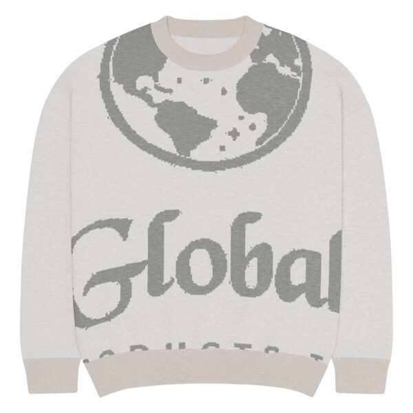Relaxed fit knitted crew neck sweater - Image 9