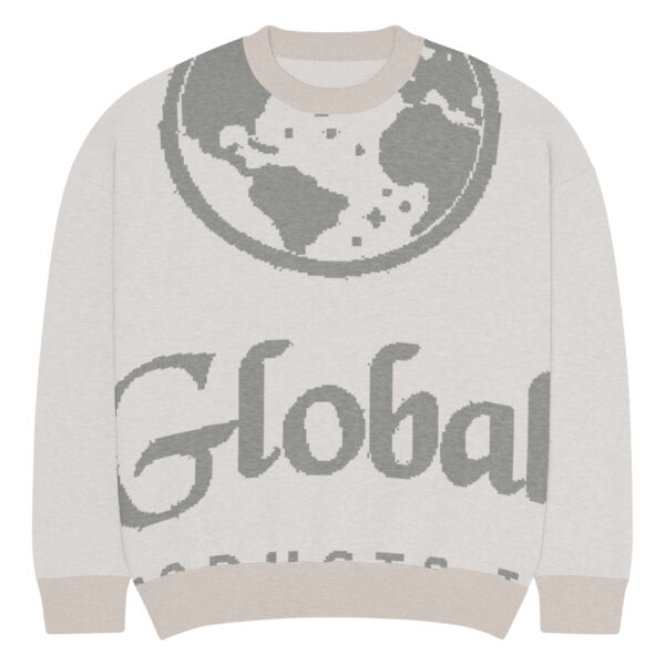 Relaxed fit knitted crew neck sweater - Image 13