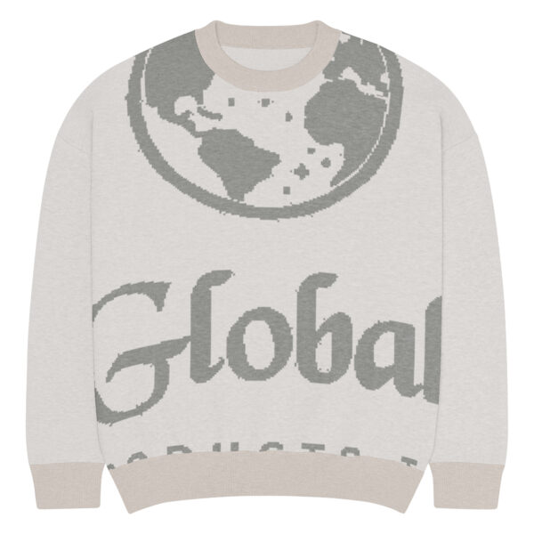 Relaxed fit knitted crew neck sweater - Image 5