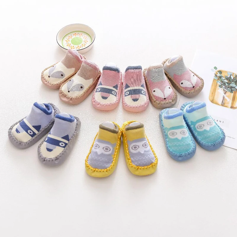 Cartoon Baby Socks With Rubber Soles Infant Sock Newborn Autumn Winter Children Floor Socks Shoes Non-slip Soft Toddler Footwear - Image 2